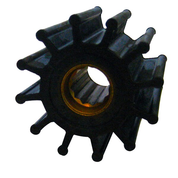thumbnail image 2 of JSProxam Water Pump Impeller Kit For Johnson F6 Series – Spline Drive, Brass/Neoprene 2 of 3